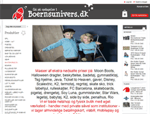 Tablet Screenshot of boernsunivers.dk